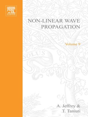 cover image of Non-Linear Wave Propagation With Applications to Physics and Magnetohydrodynamics by a Jeffrey and T Taniuti